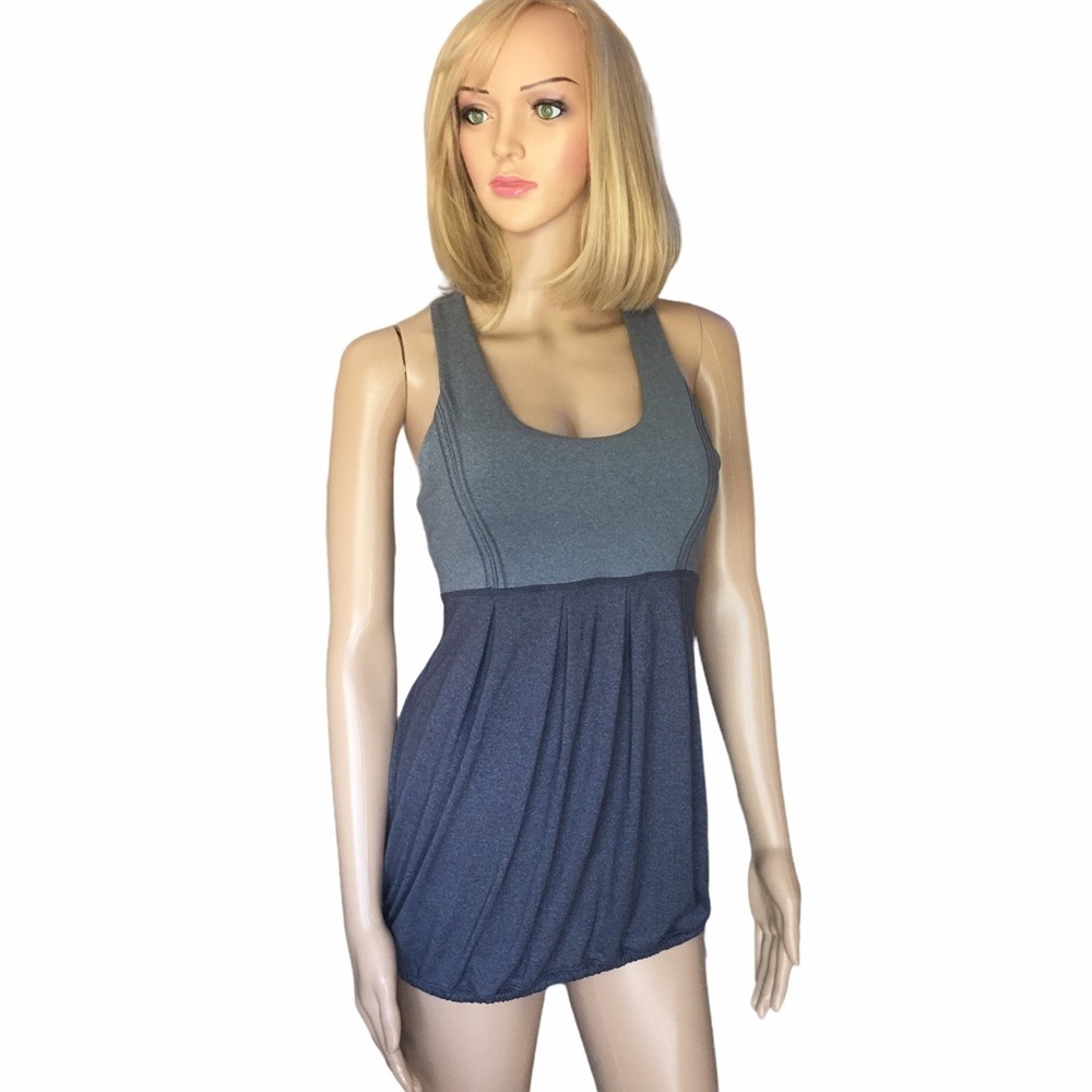 Lululemon athletica tank top color grey size 6‎